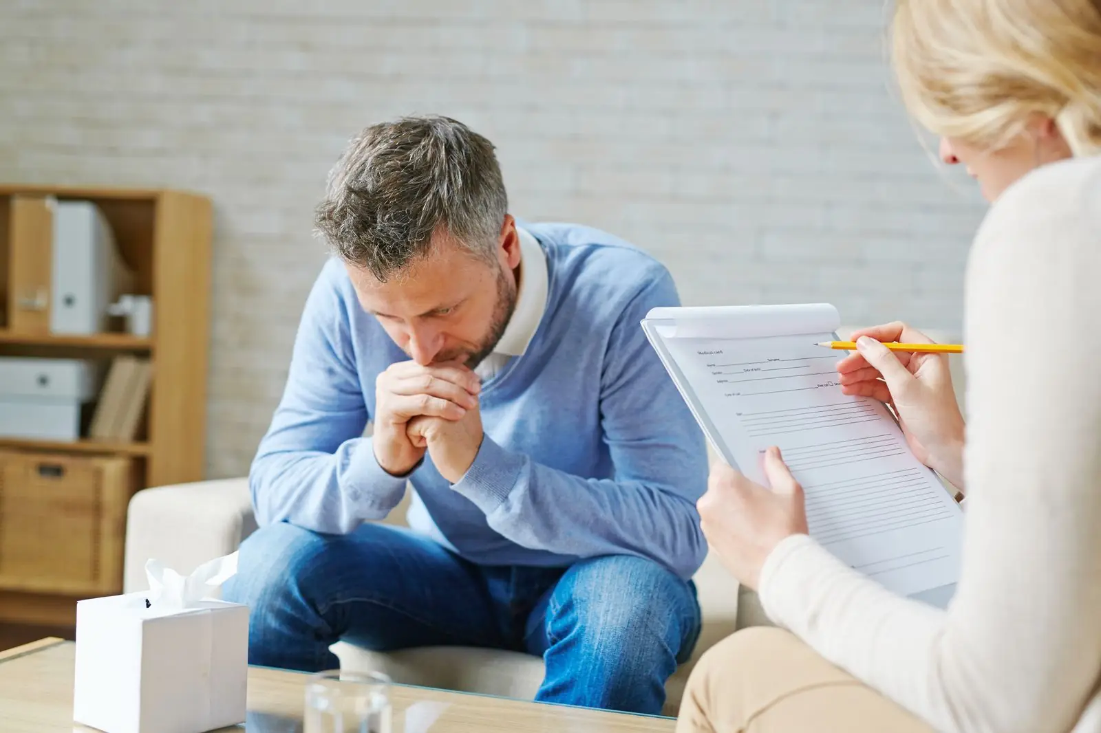 Sitzung beim Psychologen